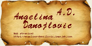 Angelina Danojlović vizit kartica